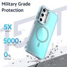 For Samsung Galaxy S24 FE 5G Plating Gradient Discolor MagSafe Phone Case with Holder(Purple) - 2