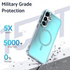 For Samsung Galaxy S23 FE 5G Plating Gradient Discolor MagSafe Phone Case with Holder(White) - 2