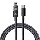 Baseus Display 20W Type-C to 8 Pin Fast Charging Cable, Length:1m(Black) - 1