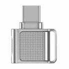 Type-C 3.0 to TF Card High Speed Mini Card Reader(Silver) - 1