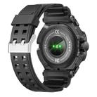 HAMTOD GT100 Headphones Smart Watch,1.46 inch, Support Bluetooth Call / Heart Rate(Black) - 3