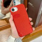 For iPhone 16e Glitter TPU Phone Case(Red) - 2