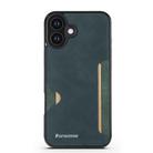 For iPhone 16 Plus Forwenw F5 Series Integrated Card Bag Phone Case(Green) - 2