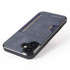 For iPhone 16 Forwenw F5 Series Integrated Card Bag Phone Case(Blue) - 3