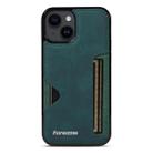 For iPhone 14 Forwenw F5 Series Integrated Card Bag Phone Case(Green) - 2