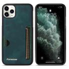 For iPhone 11 Pro Max Forwenw F5 Series Integrated Card Bag Phone Case(Green) - 1