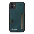 For iPhone 11 Forwenw F5 Series Integrated Card Bag Phone Case(Green) - 2