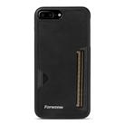 For iPhone 7 Plus / 8 Plus Forwenw F5 Series Integrated Card Bag Phone Case(Black) - 2