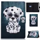 For Samsung Galaxy Tab S8 / Galaxy Tab S7 T870 Colored Drawing Horizontal Flip Leather Case with Holder & Card Slots & Sleep / Wake-up Function(Speckled Dog) - 1
