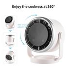 N703 Timed Desktop Air Circulation Electric Fan(White) - 2
