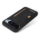 For Google Pixel 9 / 9 Pro Forwenw F5 Series Integrated Card Bag Phone Case(Black) - 3