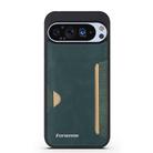 For Google Pixel 9 / 9 Pro Forwenw F5 Series Integrated Card Bag Phone Case(Green) - 2