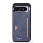 For Google Pixel 9 / 9 Pro Forwenw F5 Series Integrated Card Bag Phone Case(Blue) - 2
