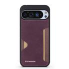 For Google Pixel 9 / 9 Pro Forwenw F5 Series Integrated Card Bag Phone Case(Red) - 2