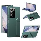 For Samsung Galaxy Z Fold6 Integrated Skin Feel Fold Holder Phone Case(Green) - 1