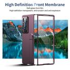 For Samsung Galaxy Z Fold6 Integrated Skin Feel Fold Holder Phone Case(Burgundy) - 2