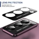 For Samsung Galaxy Z Fold6 Integrated Skin Feel Fold Holder Phone Case(Burgundy) - 4