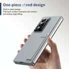 For Samsung Galaxy Z Fold6 Integrated Skin Feel Fold Holder Phone Case(Gray) - 3