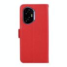 For Honor 400 ABEEL Side-Magnetic Litchi Pattern Leather RFID Phone Case(Red) - 3