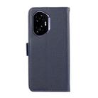 For Honor 400 ABEEL Side-Magnetic Litchi Pattern Leather RFID Phone Case(Blue) - 3