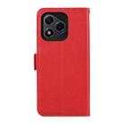 For Honor 400 Lite Global  ABEEL Side-Magnetic Litchi Pattern Leather RFID Phone Case(Red) - 3