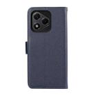 For Honor 400 Lite Global  ABEEL Side-Magnetic Litchi Pattern Leather RFID Phone Case(Blue) - 3