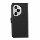 For Honor 400 Pro Global 160.8mm ABEEL Side-Magnetic Litchi Pattern Leather RFID Phone Case(Black) - 3