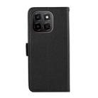 For Honor X6c 4G ABEEL Side-Magnetic Litchi Pattern Leather RFID Phone Case(Black) - 3