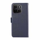 For Honor X6c 4G ABEEL Side-Magnetic Litchi Pattern Leather RFID Phone Case(Blue) - 3