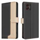 For Samsung Galaxy XCover 7 Pro Color Matching RFID Anti-theft Leather Phone Case(Black) - 1