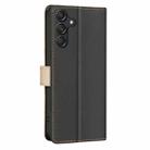 For Samsung Galaxy M36 5G Color Matching RFID Anti-theft Leather Phone Case(Black) - 3