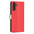 For Samsung Galaxy M36 5G Color Matching RFID Anti-theft Leather Phone Case(Red) - 3