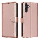 For Samsung Galaxy M36 5G6 5G Litchi Texture RFID Anti-theft Leather Phone Case(Gold) - 1