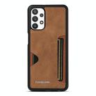 For Samsung Galaxy A32 5G / M32 5G Forwenw F5 Series Integrated Card Bag Phone Case(Brown) - 2