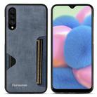 For Samsung Galaxy A50 / A50s / A30s Forwenw F5 Series Integrated Card Bag Phone Case(Blue) - 1