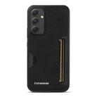 For Samsung Galaxy A54 5G Forwenw F5 Series Integrated Card Bag Phone Case(Black) - 2