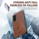 For Samsung Galaxy A36 5G AZNS K1 Series Card Slot Business Phone Case(Brown) - 3