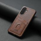For Samsung Galaxy A56 5G AZNS K1 Series Card Slot Business Phone Case(Brown) - 2