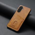 For Samsung Galaxy A56 5G AZNS K1 Series Card Slot Business Phone Case(Yellow) - 2
