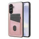 For Samsung Galaxy A56 5G AZNS K1 Series Card Slot Business Phone Case(Pink) - 1