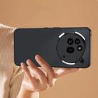 For Nothing Phone 3a Pro Ultra-thin Plain Skin Leather Phone Case(Black) - 2