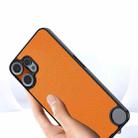 For Nothing CMF Phone 2 Pro Ultra-thin Plain Skin Leather Phone Case(Orange) - 2