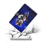 For Samsung Galaxy Tab S8 / Galaxy Tab S7 T870 Colored Drawing Horizontal Flip Leather Case with Holder & Card Slots & Sleep / Wake-up Function(Glasses Cat) - 7