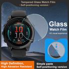 For Garmi Fenix E 47mm imak Tempered Glass Watch Film, Self-positioning Version - 3