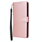 For Samsung Galaxy S25 Edge 5G 3-Card Slots Multifunctional Leather Phone Case(Rose Gold) - 2