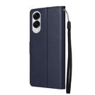 For Samsung Galaxy S25 Edge 5G 3-Card Slots Multifunctional Leather Phone Case(Blue) - 3
