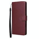 For Samsung Galaxy S25 Edge 5G 3-Card Slots Multifunctional Leather Phone Case(Wine Red) - 2