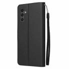 For Samsung Galaxy S25 FE 5G 3-Card Slots Multifunctional Leather Phone Case(Black) - 3