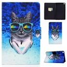 For Samsung Galaxy Tab A7 10.4 2020 T500 Electric Pressed TPU Colored Drawing Horizontal Flip Leather Case with Holder & Card Slots & Anti-slip Strip(Headphone Cat) - 1