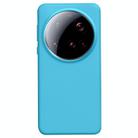 For Xiaomi 15 Ultra Liquid Silicone Skin-friendly Shockproof Phone Case(Blue) - 1